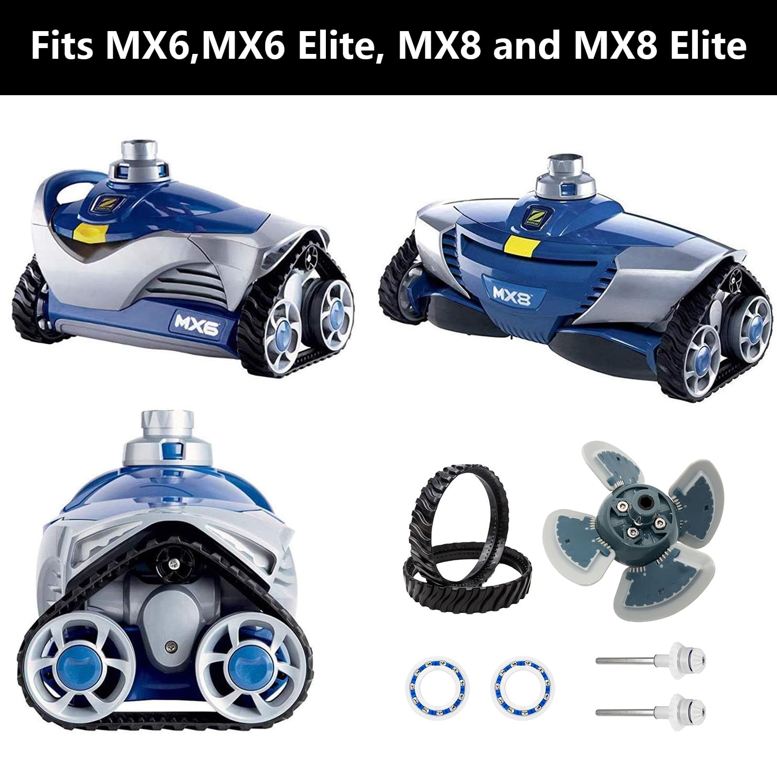Pieza de Repuesto para Limpiador de Piscina MX6/MX8, Afinación Eje Transmisión Limpiador Piscinas Piezas Repuesto Limpiador Piscinas Montaje del Motor R0796200 Accesorios para Piscinas