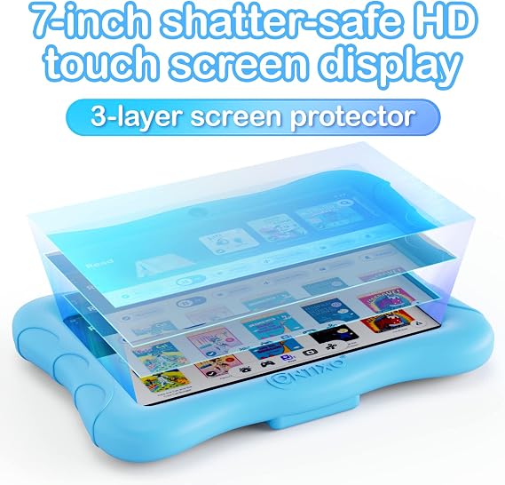 Contixo V9 Kids Tablet, 7 HD Android Tablet with Parental Controls, Blue