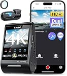 VIOFO A229 Pro 3 Chaîne 4K HDR Dash Cam, double STARVIS 2 Capteurs IMX678 & IMX675, 4K+2K+1080P Caméra avant intérieure et arrière triple voiture, 5GHz WiFi GPS, Contrôle de la voix, 24H Mode de stationnement, support 512GB Max