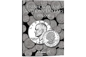 Harris Eisenhower & Anthony Dollars 1971-1999 Coin Folder 2699 Half Dollar Coin Book