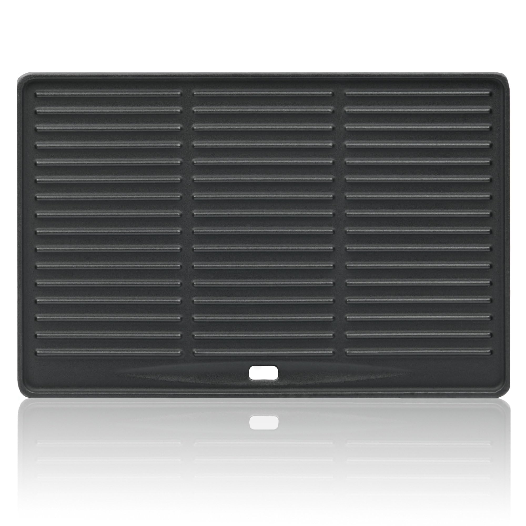 BBQ-Toro cast Iron Griddle Plate 41.5 x 27.5 cm | Cast Iron pan, Enamelled | Reversible Griddle pan | Suitable for Gas Grill, BBQ, Charcoal Grill
