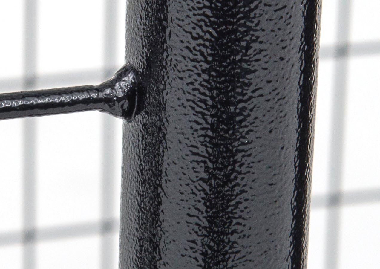Lucky Dog 6'H x 4'W Black Welded Wire Gate, Gate in Gate