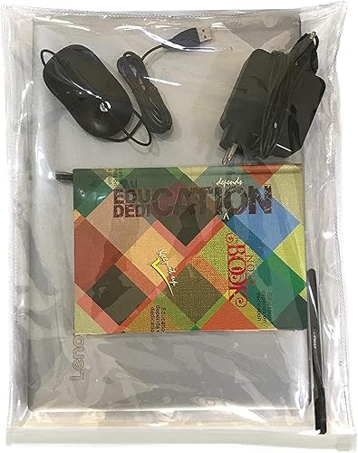 Miniatura 7 de LappyRella Funda impermeable para portátil de 17 pulgadas, a prueba de polvo, arañazos, translúcido, con cierre de cremallera, bolsa de PVC (16-17