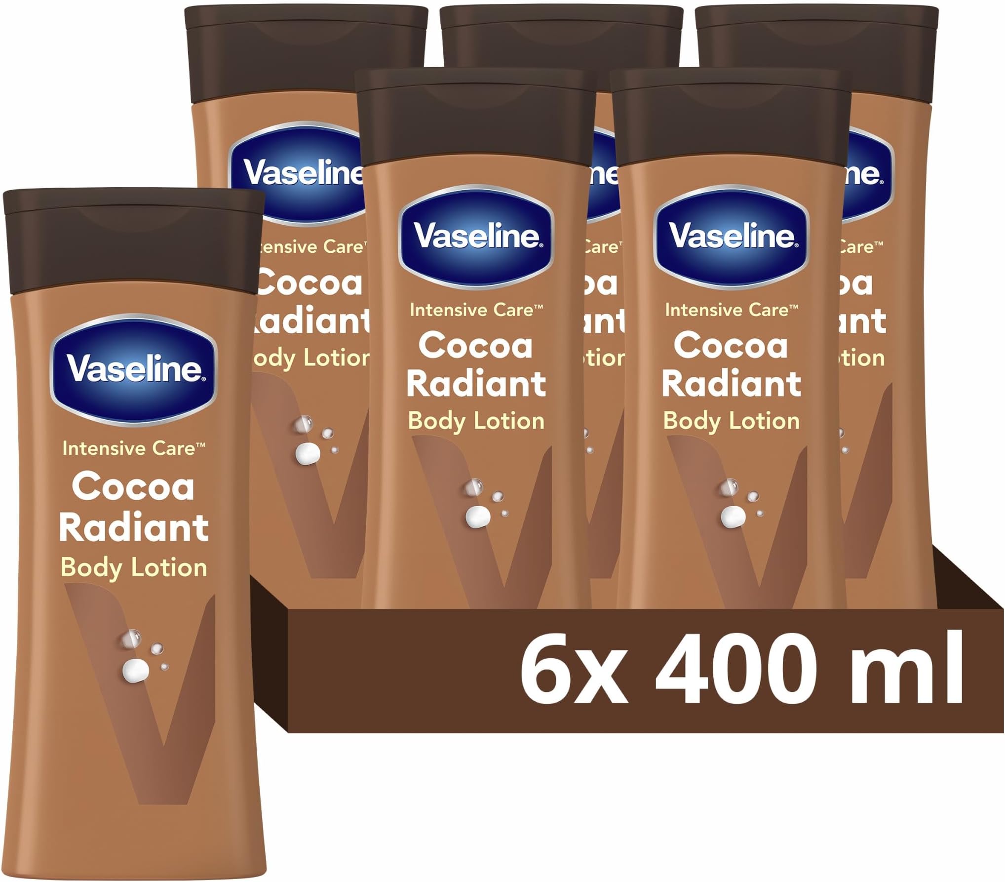 Vaseline Cocoa Radiant Body Lotion 6x 400 ml