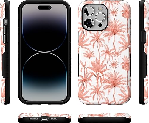 Vista 1225 de Casely - Funda para iPhone 14 Pro Max, Viva La Vida, Frida Kahlo Floral Collage, compatible con MagSafe 10 Frida Kahlo Viva La Vida Collage