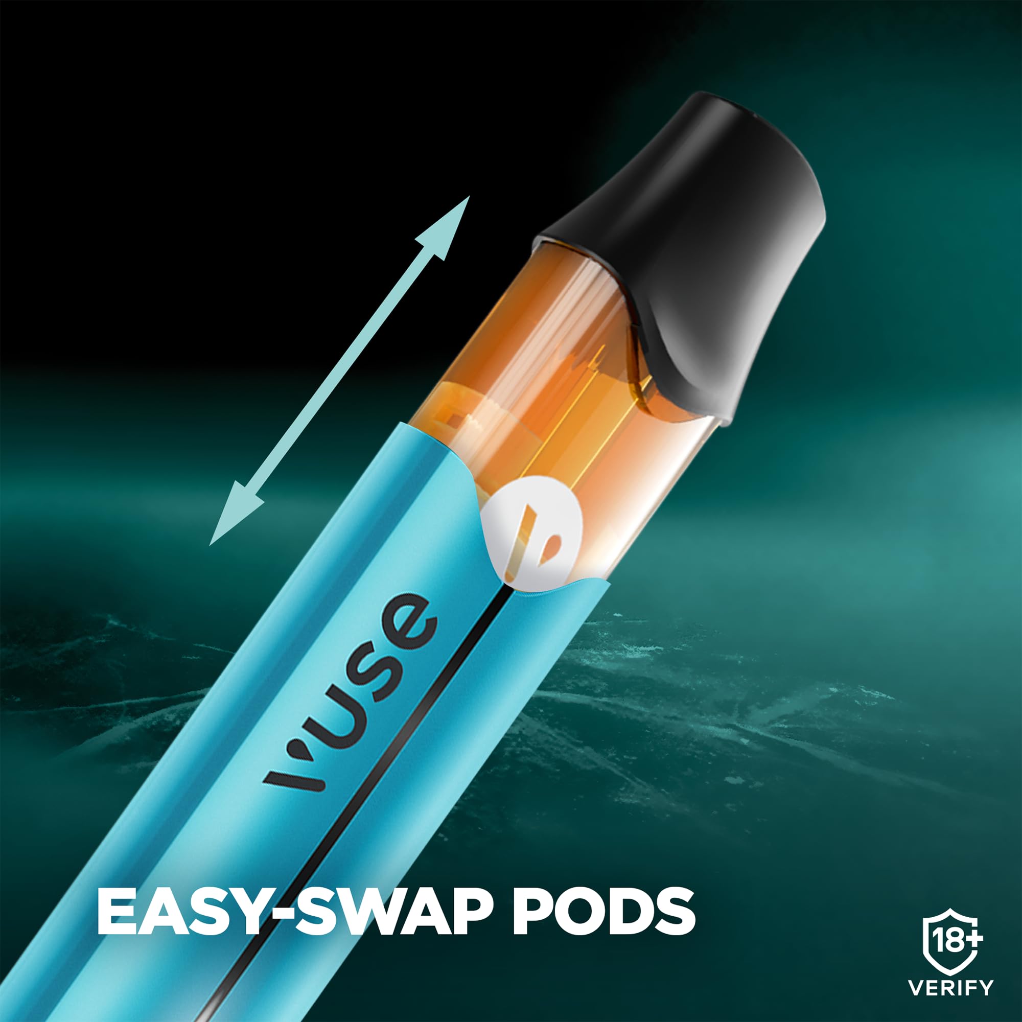 VUSE Pro Vape Pods Mint Ice, Pack of 2, 2ml, Puff Activated, Up to 950 Puffs