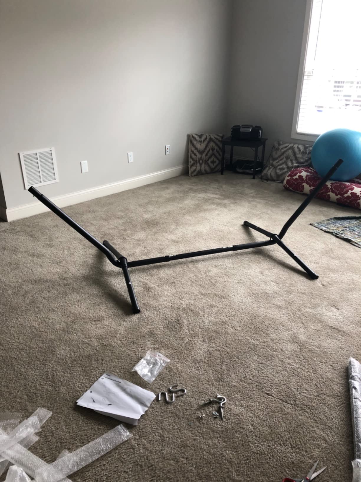 21/mo Finance SUNCREAT 2in1 Hammock Chair with Stand, 475 lbs