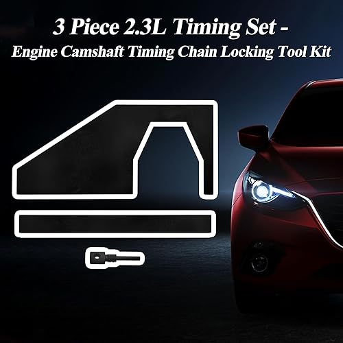 Miniatura 2 de Juego de sincronización de 3 piezas de 23L compatible con todos los motores FordMazda 23L turbo y aspirado naturalmente motores MRZ de 20L y 25L