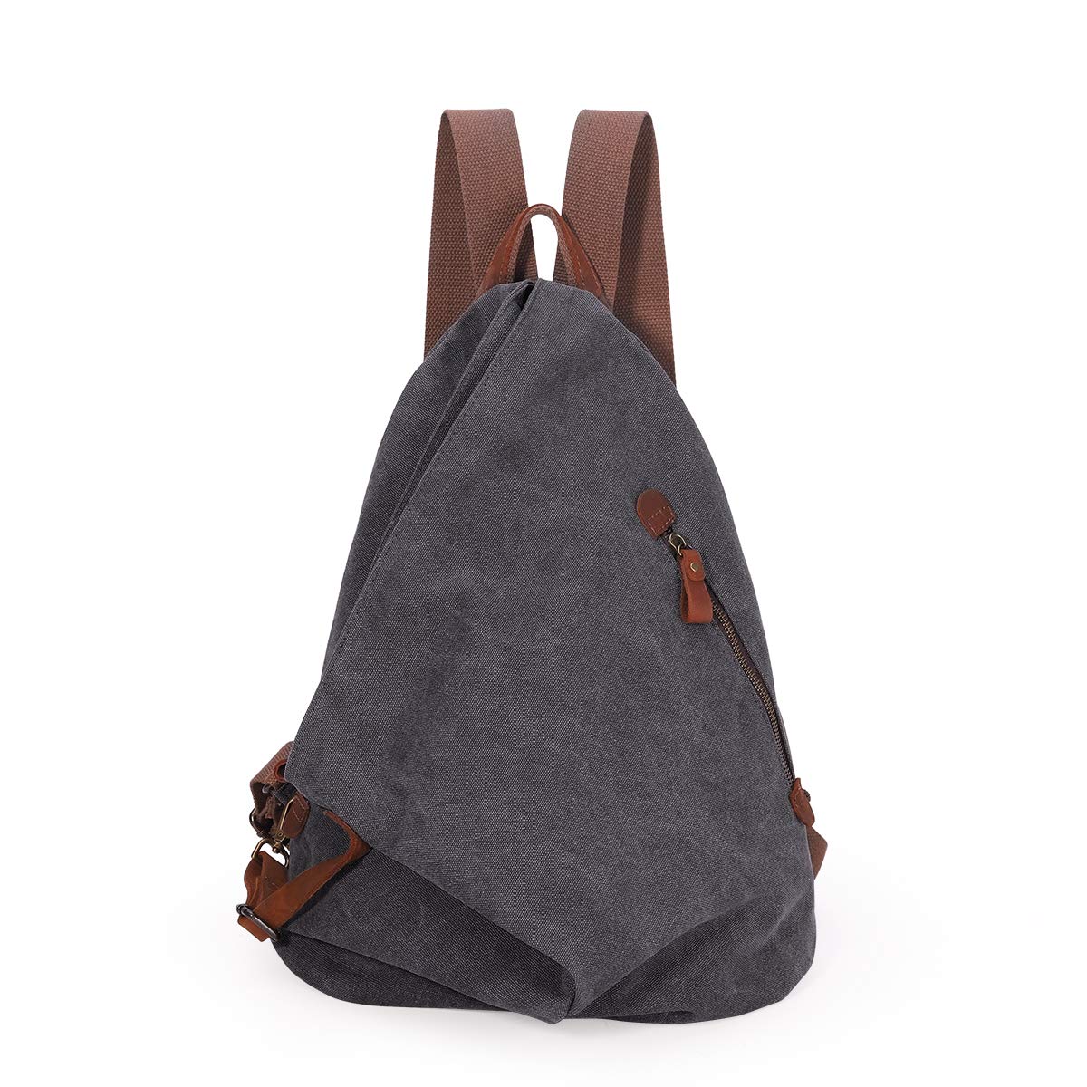 Zaino vintage in tela - Zaino da viaggio grande casual Zaino da viaggio all'aperto Zaini da trekking Borsa a tracolla per uomo Donna