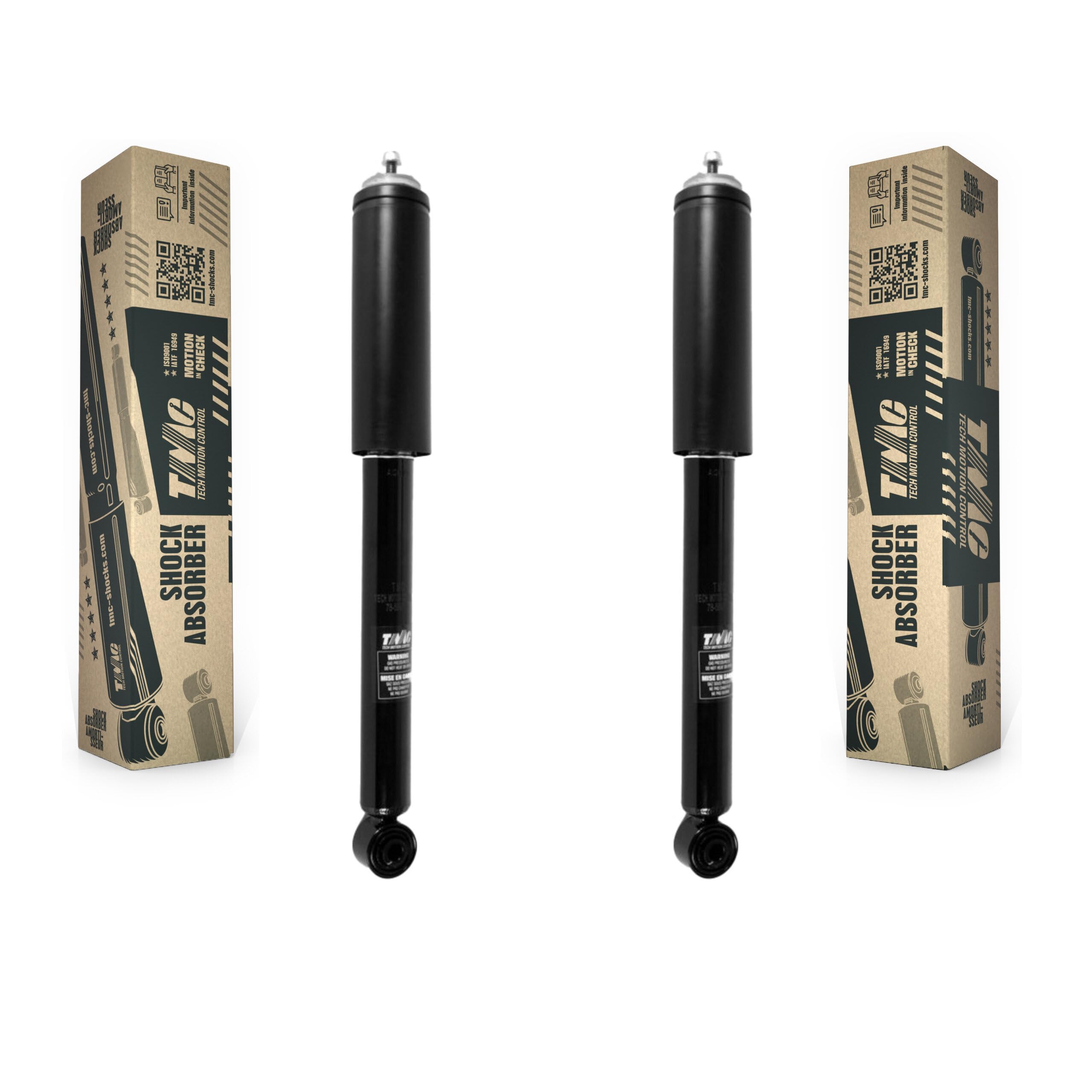 TMC Rear Suspension Shock Absorbers Pair Replacement For Honda Civic - Left Right Side (Driver Passenger) K78-100412 — view 6