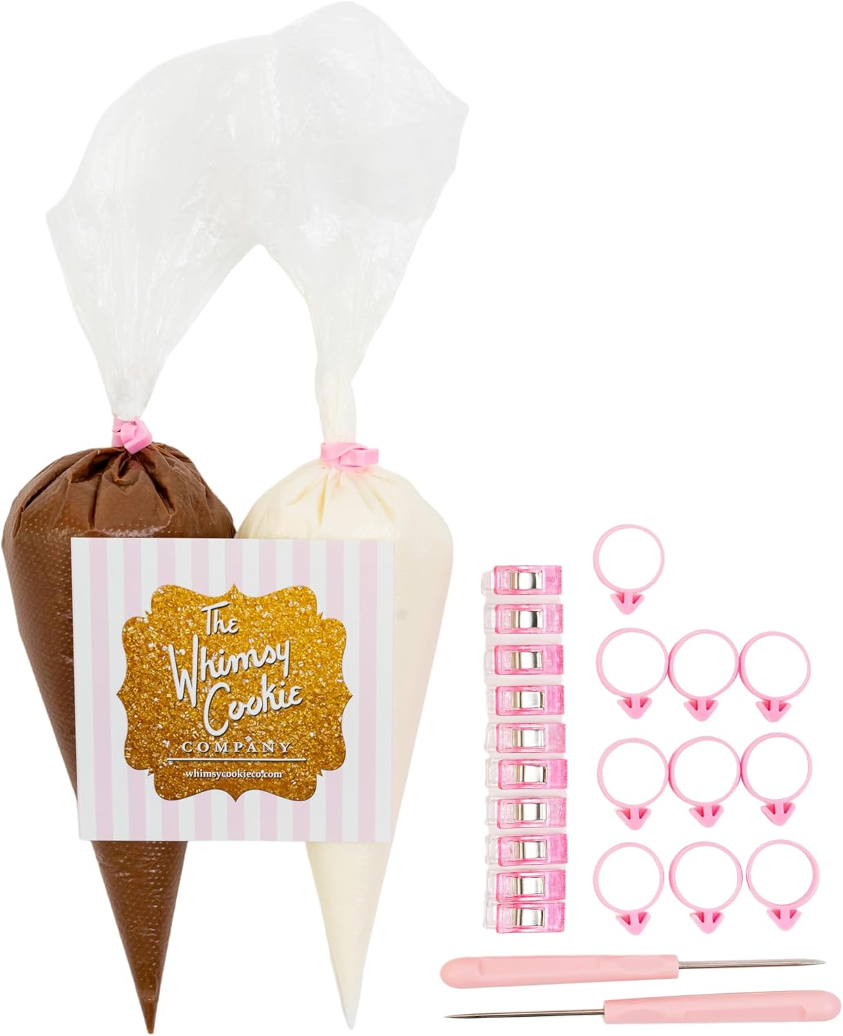 Whimsy Cookie Company 122 Pieces Tipless Piping Bags