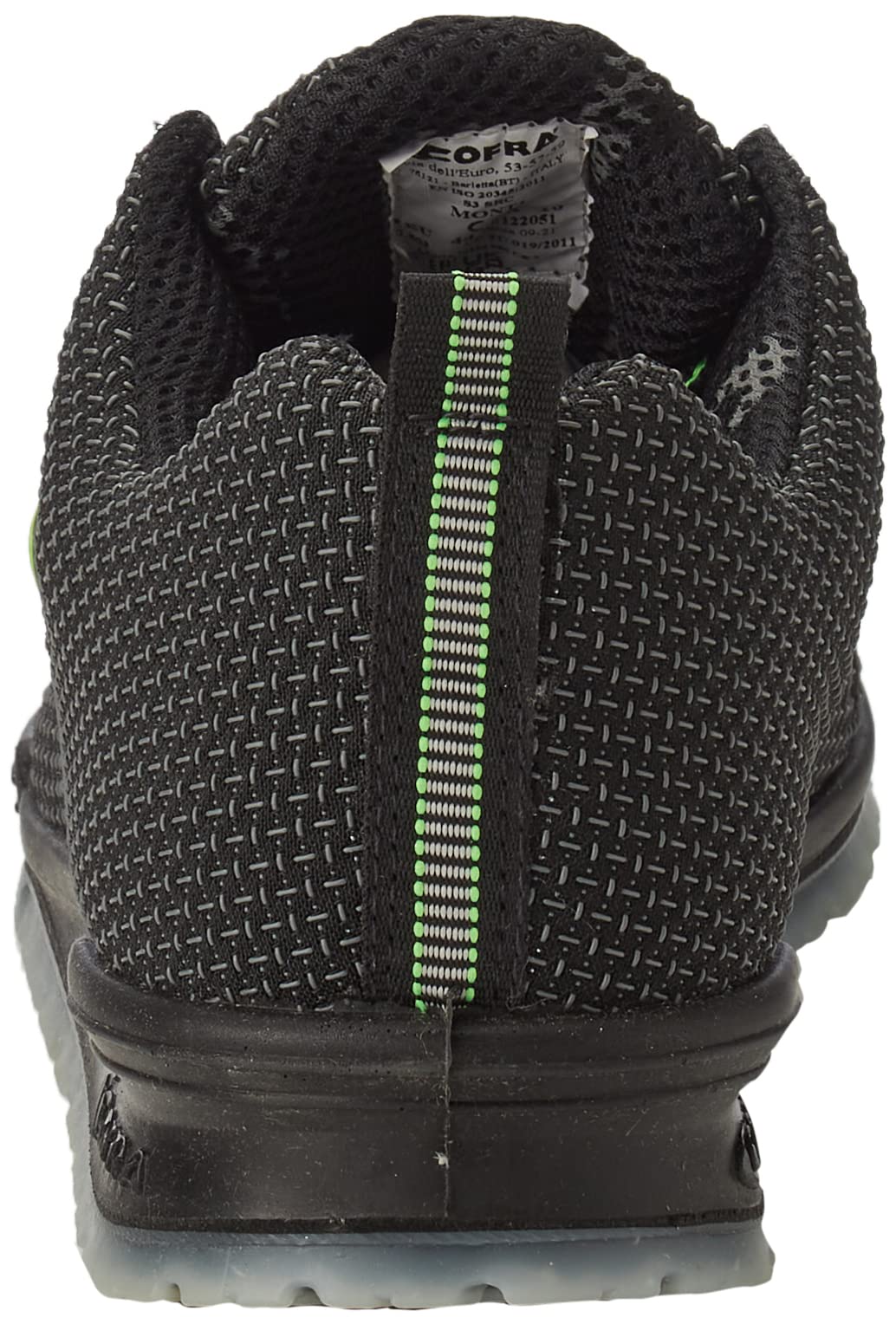 COFRA. Zapato bajo negro de seguridad Monti S3 SRC diferentes tallas, Negro, 43 EU