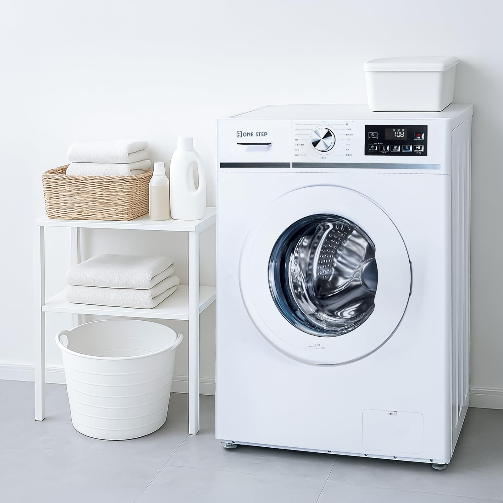 Amazon | 【ドラム式の快適さを】 SKK ドラム式洗濯機 6kg スチーム