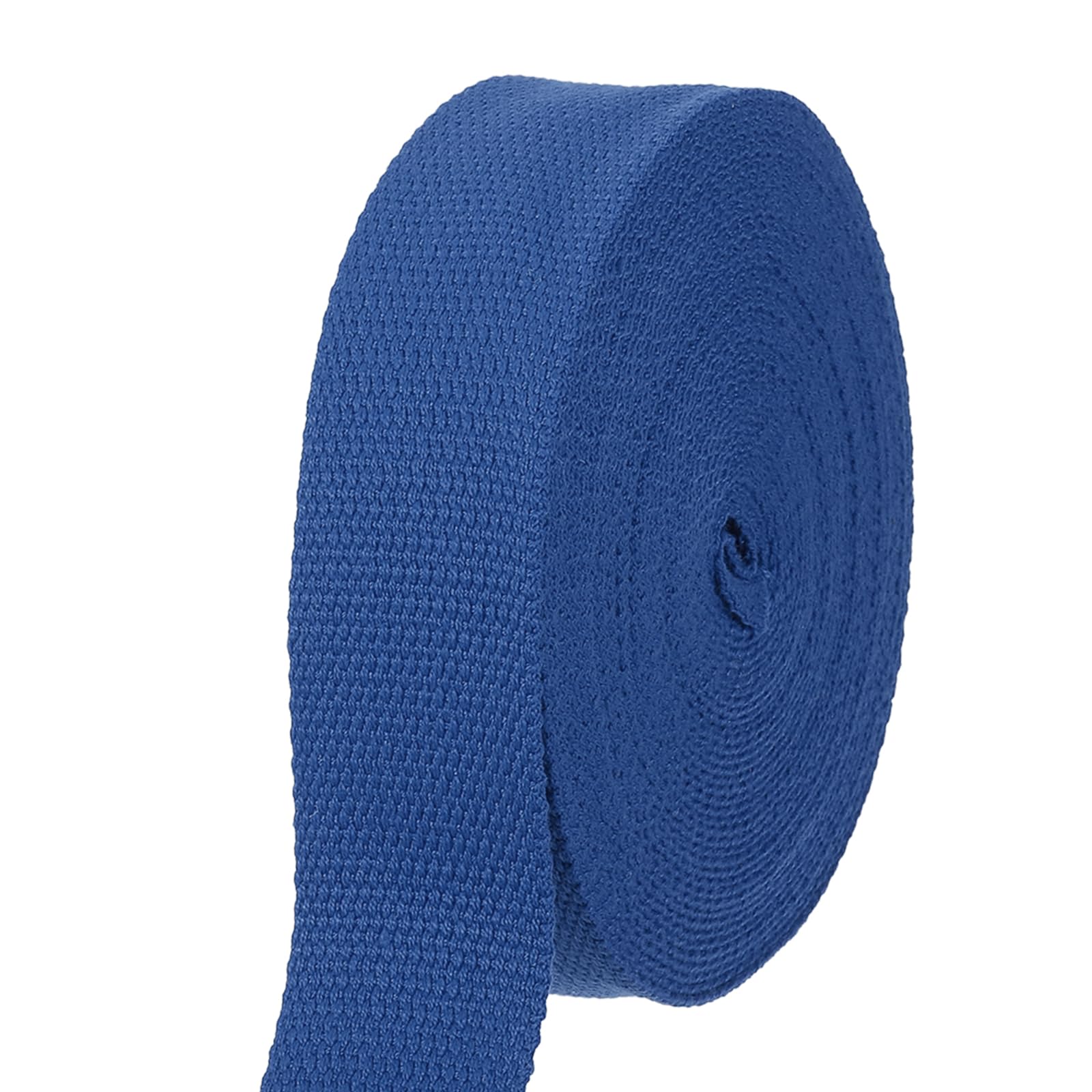 sourcing map Cotton Webbing 1.5 Inch 11 Yard Polyester Cotton Weave Webbing Strap Twill Tape Ribbon for Arts and Crafts Webbing Tote Bag Handles Cloth Belt Making Outdoor Supplies, Blue