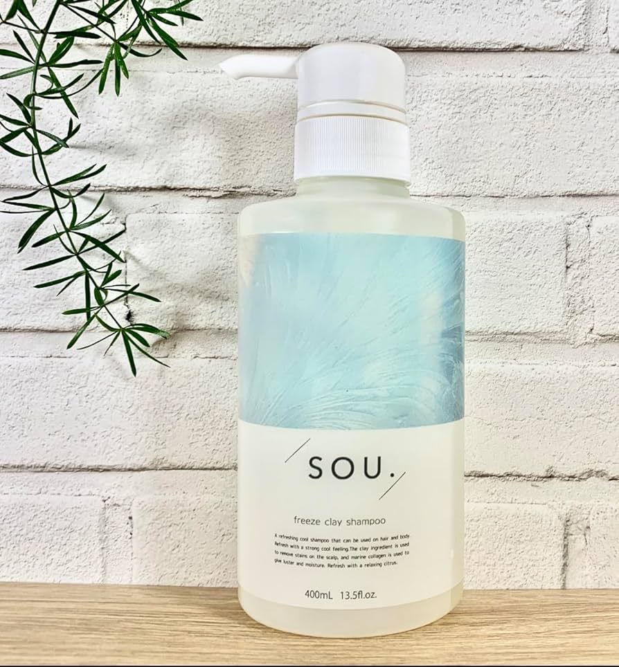 シャンプー sou 楽天市場】SOU.フリーズクレイシャンプー 1000mL 詰替サイズ 〈 クール