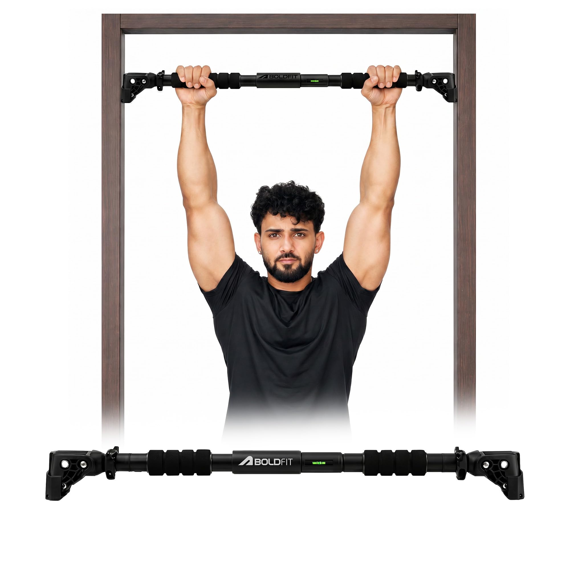 Boldfit Pull Up Bars For Home Workout -Chin Up Bar Gym Accessories for Men