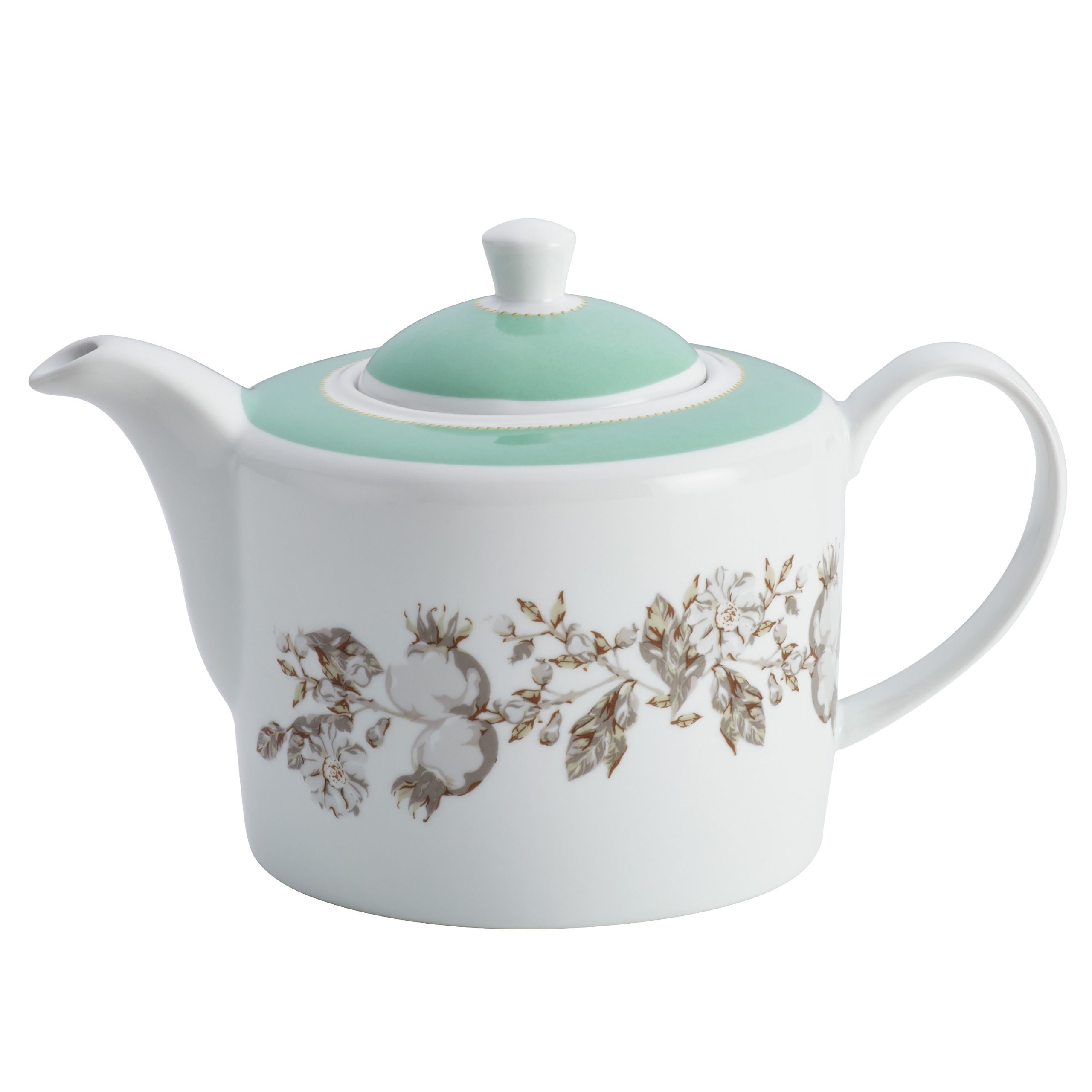 Bonjour Dinnerware Fruitful Nectar Porcelain Teapot Print