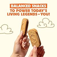 Vista 5 de Olyra Vanilla Sandwich Breakfast Biscuits,Organic Snacks, Low Sugar, Vegan Cookies, USDA Certified, Non GMO, Snacks for Kids and Adults (Pack of 24)