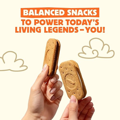 Miniatura 4 de Olyra Galletas de desayuno de crema de vainilla, aperitivos saludables para adultos y niños, bajo en azúcar, galletas veganas orgánicas, aperitivos