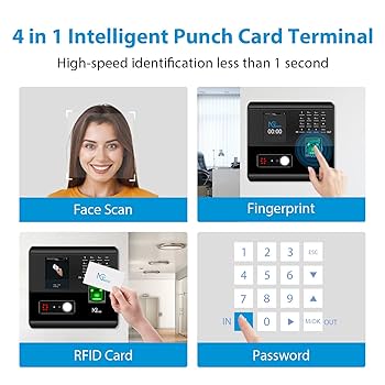 【未使用】NGTeco 多機能タイムレコーダー 顔認証 指紋認証 61NjUcyDiUL._AC_SY200_QL15_.jpg