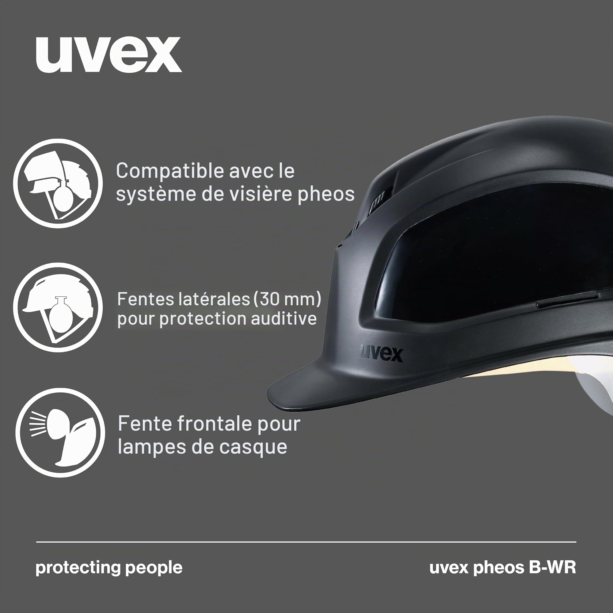 Uvex 9772930 Casque de protection Pheos B-WR