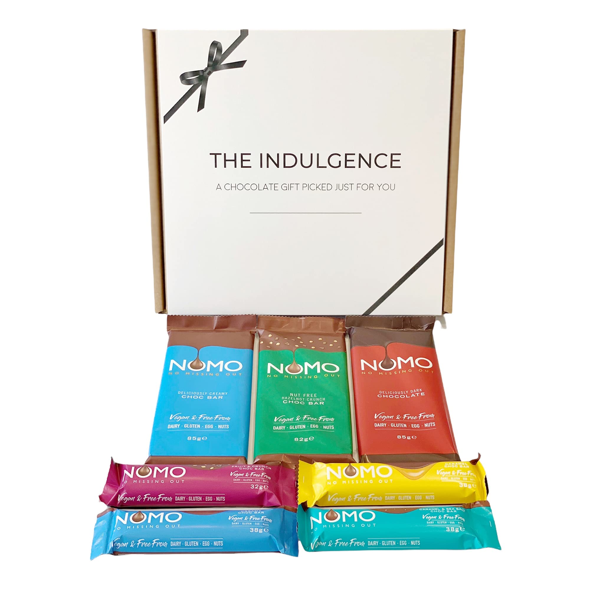 Buy FreeFrom and Vegan Chocolate Gift Box Hamper 7 x Nomo Bars