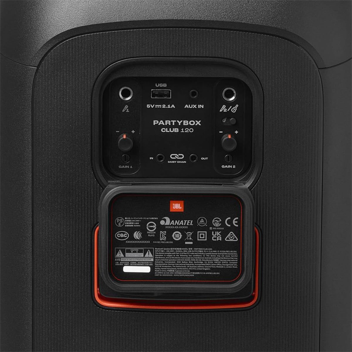 JBL Portable Soundsystem Partybox Club 120 black Schwarz (JBLPBCLUB120EP)