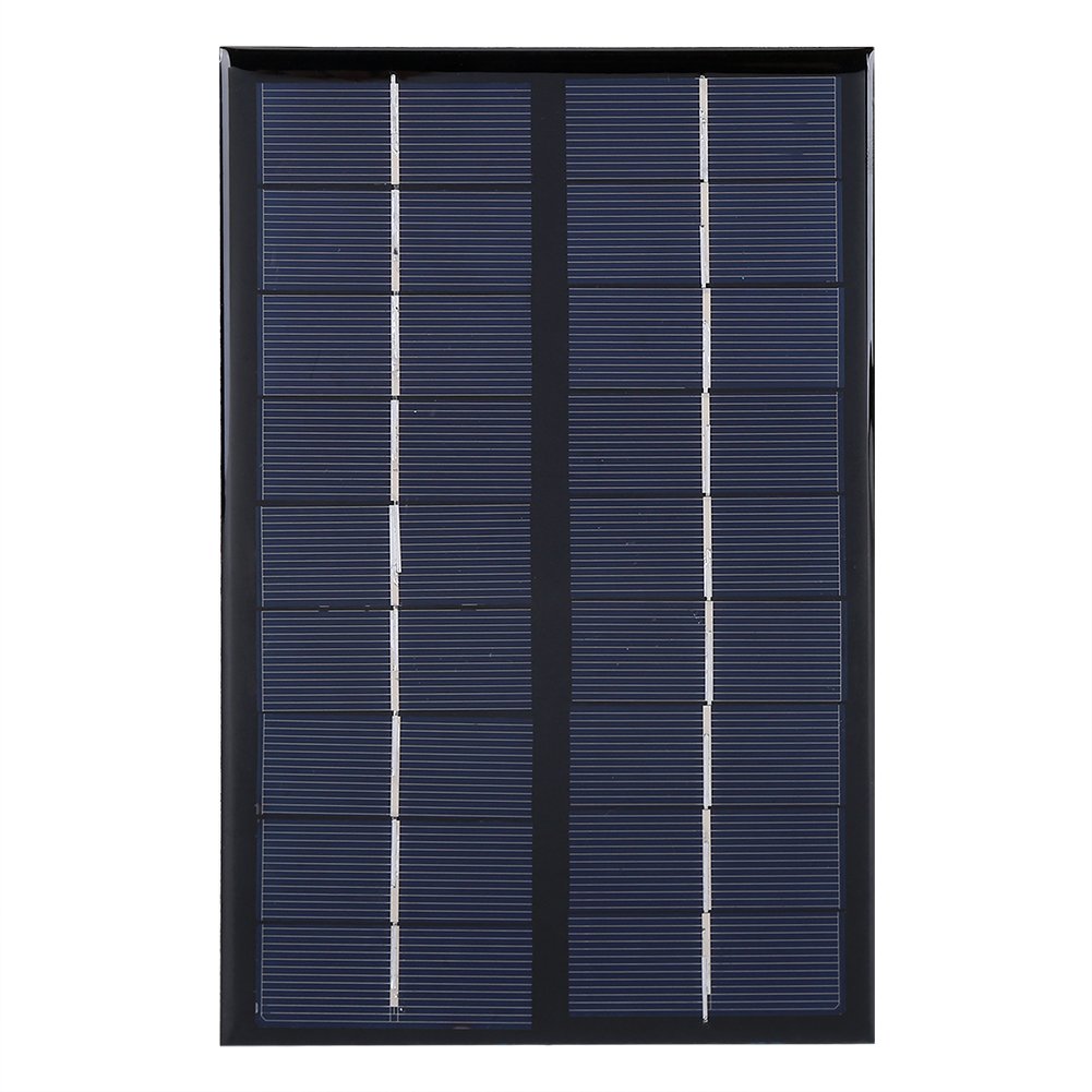 Fdit 3W 9V Mini Polycrystalline Solar Panel for DIY Solar Light Phone Battery Charger