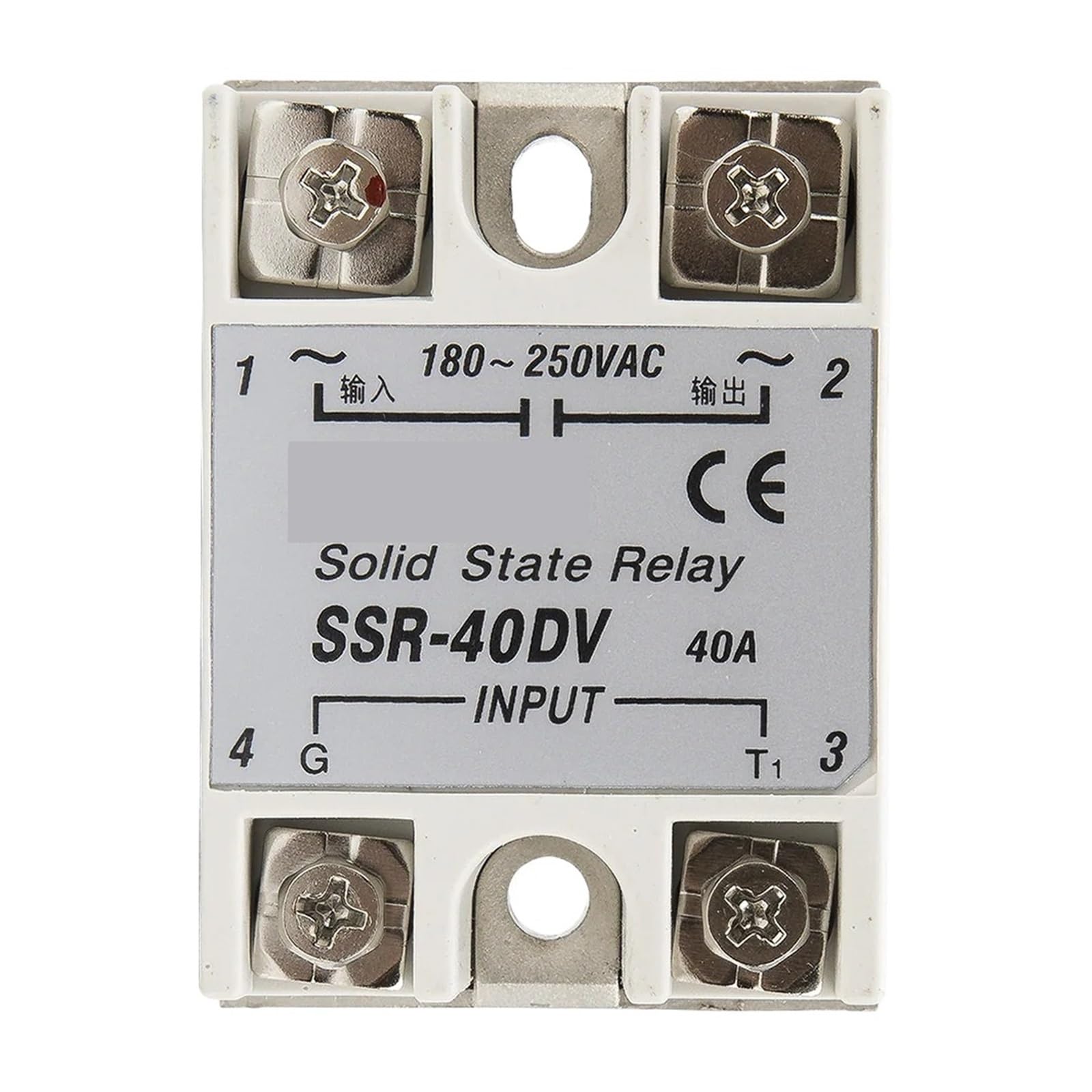 Régulateur de tension à semi-conducteurs SSR-40DV 40A commutation rapide
