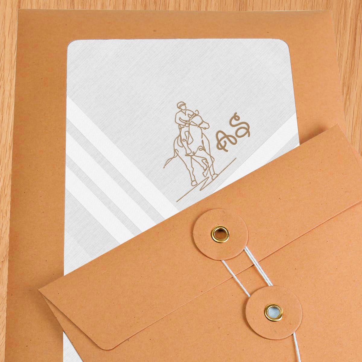 Personalisiertes Taschentuch aus Stoff – Initialen und Motiv Sportler bestickt – 35 cm – 100 % Bio-Baumwolle