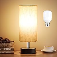 Vista 14 de Lámpara de Mesa Pequeña para Dormitorio - Lámparas de Mesita para Mesitas de Noche, Lámpara de Mesita Minimalista, Lámparas de Escritorio para Sala