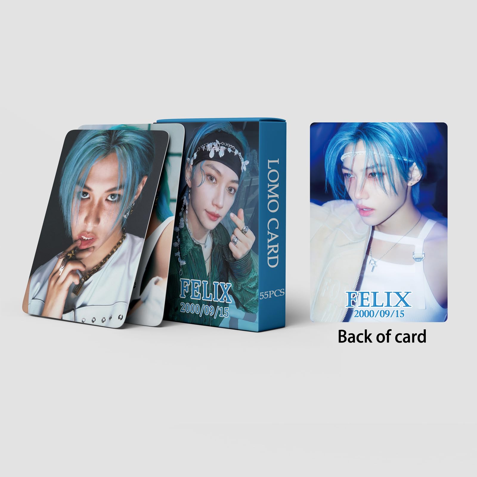 55pcs Stray Kids Felix Photo Cards - Star Stray Kids New Album