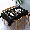 Custom Tablecloth,Personalised Table Cover with Photo Text Logo Decorative Rectangle Table Cover for Parties, Camping,Dinner 54x72 Inch
