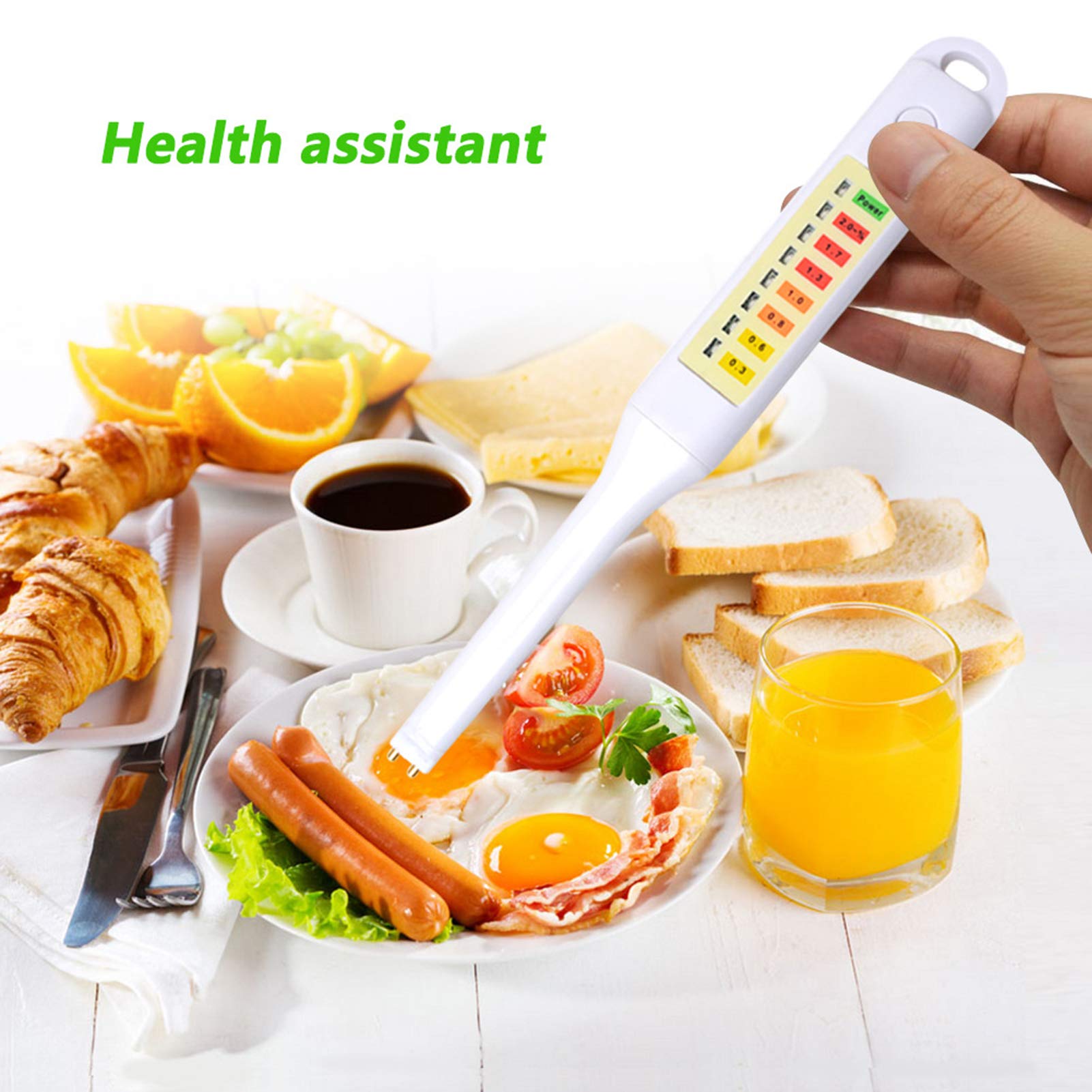 Testeur De Sel Alimentaire Portable DAZZLEEX - Indicateur LED, Compensation Température - Pour Soupes Et Sauces
