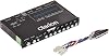 Clarion EQS755 ecualizador gráfico de audio para auto de 7 bandas con entrada auxiliar frontal de 3.5mm, entrada auxiliar RCA trasera y entradas de altavoz de alto nivel, NEGRO 1