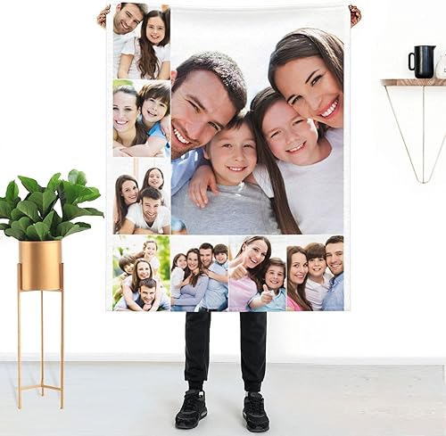 Manta para adultos, niños, familia, Navidad, Halloween, cumpleaños, madre, padre, día de San Valentín, para regalo, 50 x 40 pulgadas.