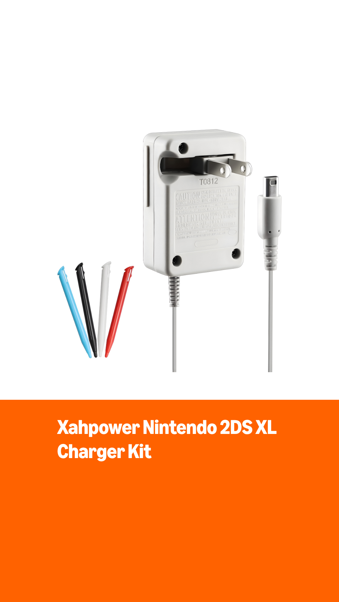Amazon.com: Nintendo 2DS XL Charger Kit, AC Power Adapter and