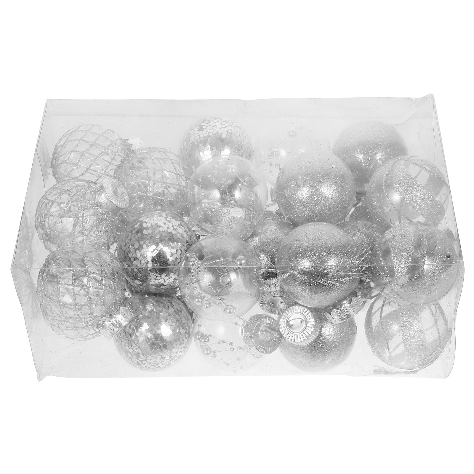 Toyvian 90 Pièces Boules de Noël à Suspendre en Plastique, Décorations