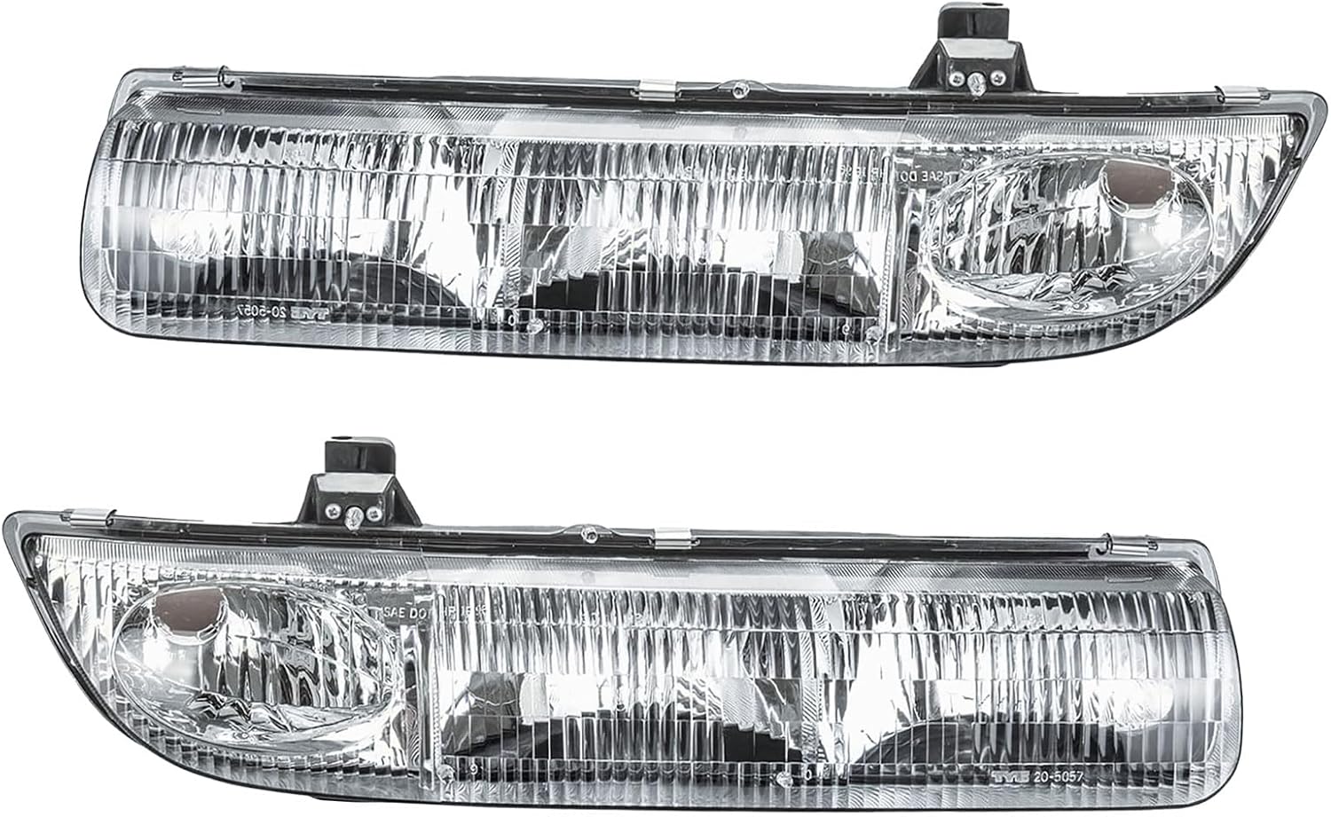 ALLIGATOR AUTO LIGHTS Replacement for Saturn S Series 1996 1997 1998 1999 Headlight Headlamp Assembly With Bulbs Left/Driver Side 21111169 / GM2502155