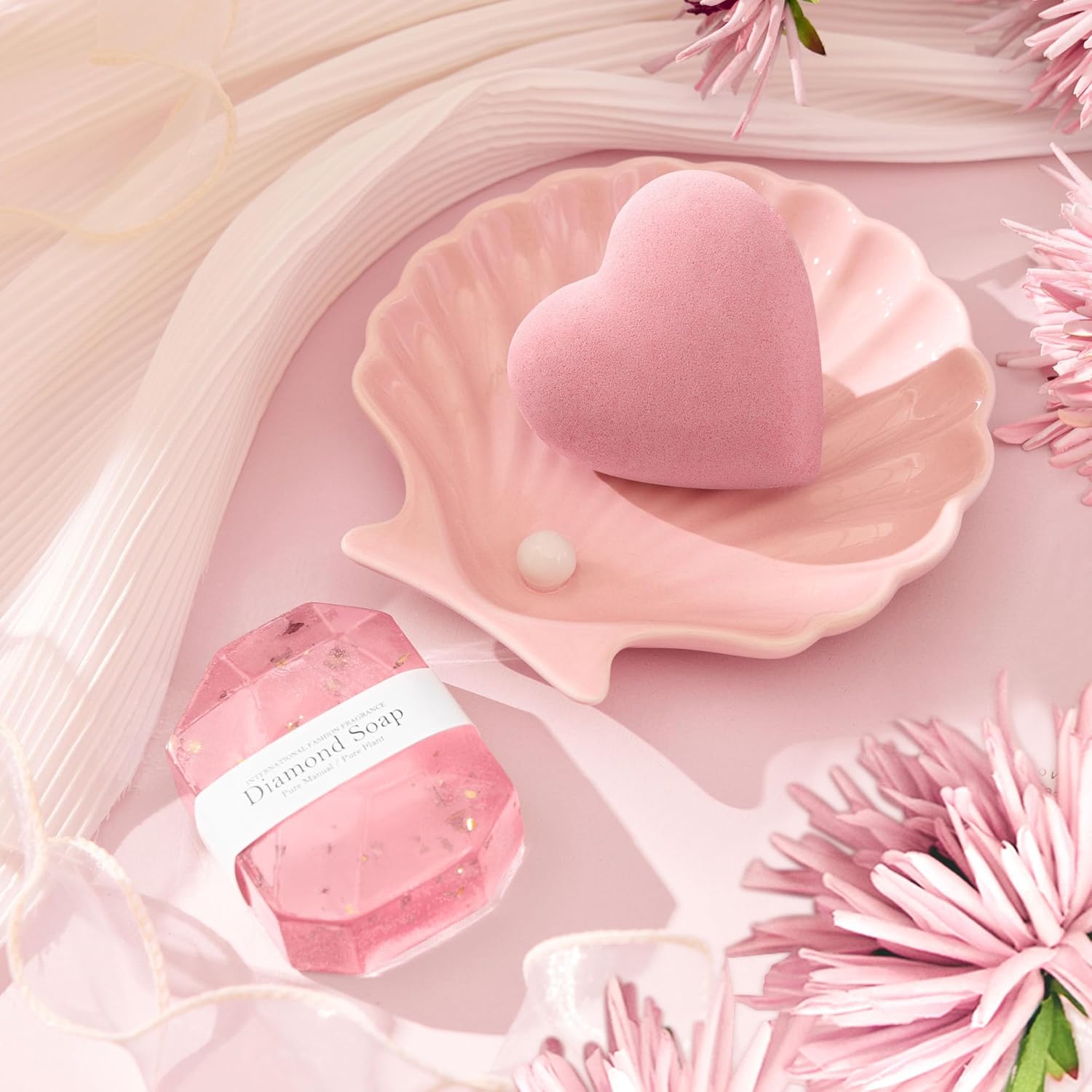 Valentines Day Gifts for Her Wife Girlfriend Women, Self Care Get Well Soon Gifts, Luxury Rose Spa Bath Gift Basket - Unique Birthday Christmas Mothers Day for Mom Grandma Daughter - Image 6