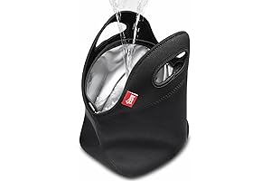 Yookee Home Waterproof Neoprene Lunch Bag Keeps Food Fresh and Drinks Cold