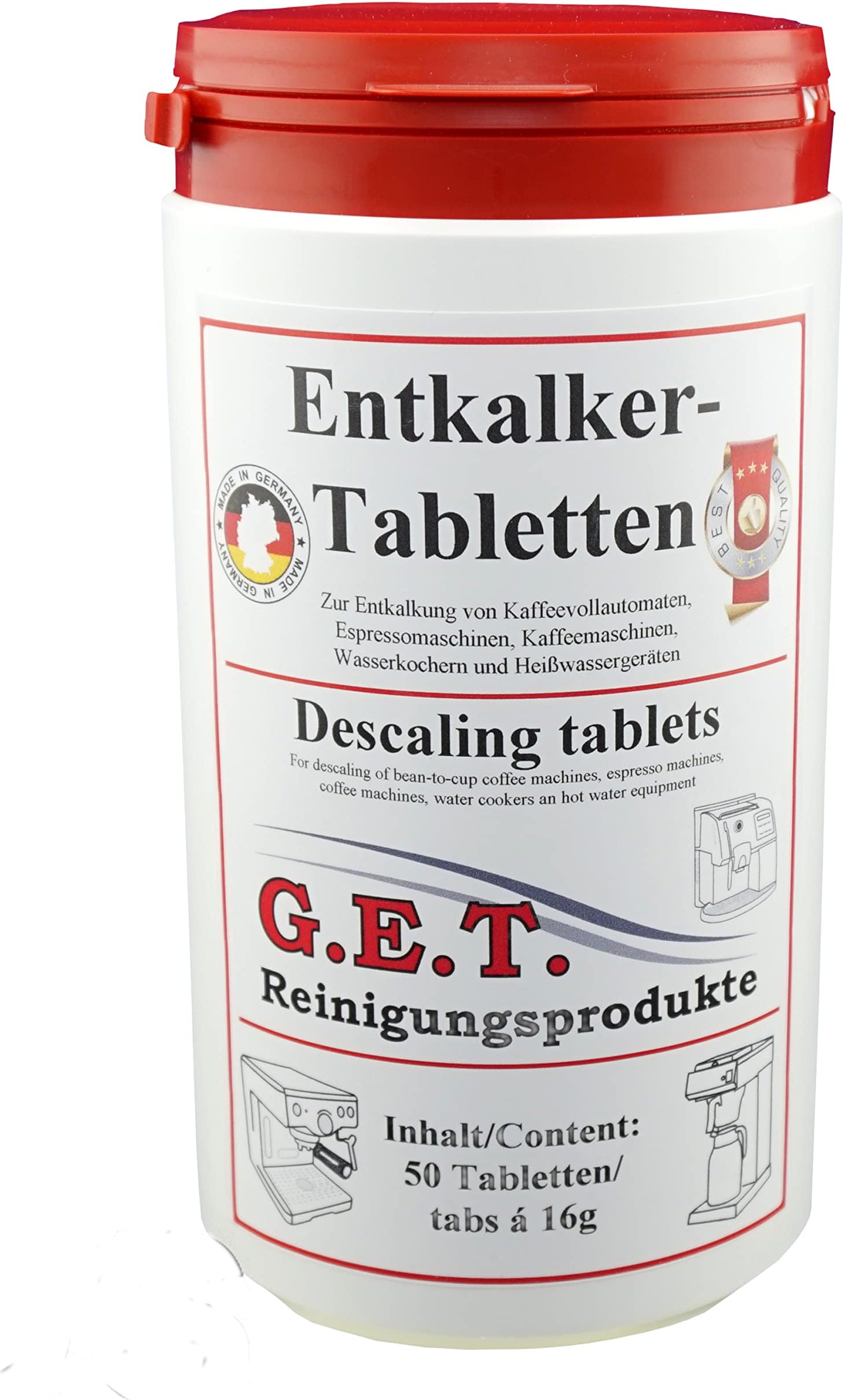 Special Descaler Tablets for coffee machines and espresso machines