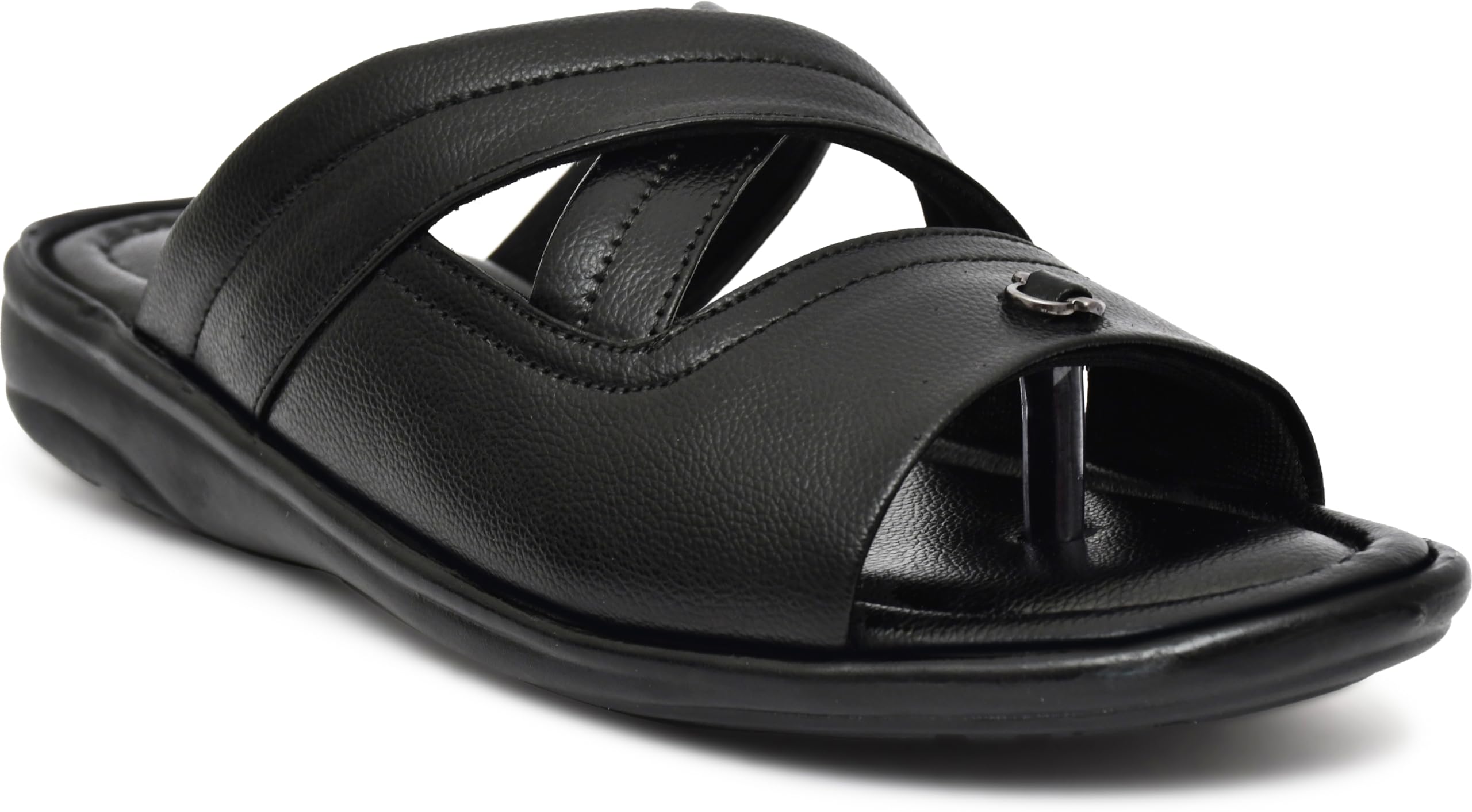 MOSHTO Mens Synthetic Leather Sandal | Black |10 2045-Black-10| (B0CTFCVTJ9) Amazon Price History, Amazon Price Tracker