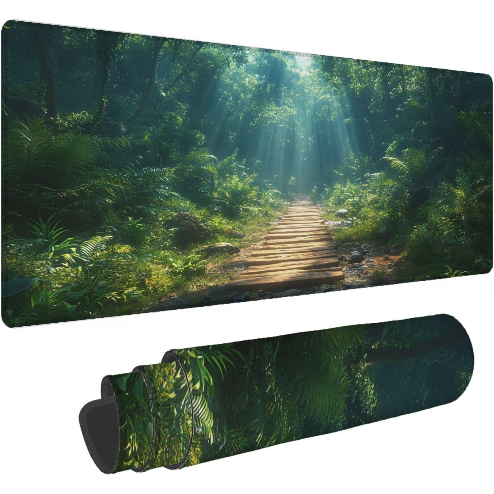 Podkładka pod mysz dla graczy szałwia zielona podkładka pod mysz XXL 1600 x 800 mm mata biurkowa podkładka pod mysz krajobrazową wodoodporna podkładka pod mysz do gier szyte krawędzie poprawia