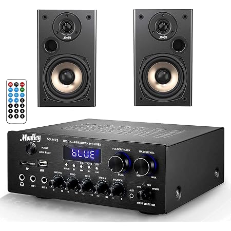Moukey Home Audio Stereo Amplifier 