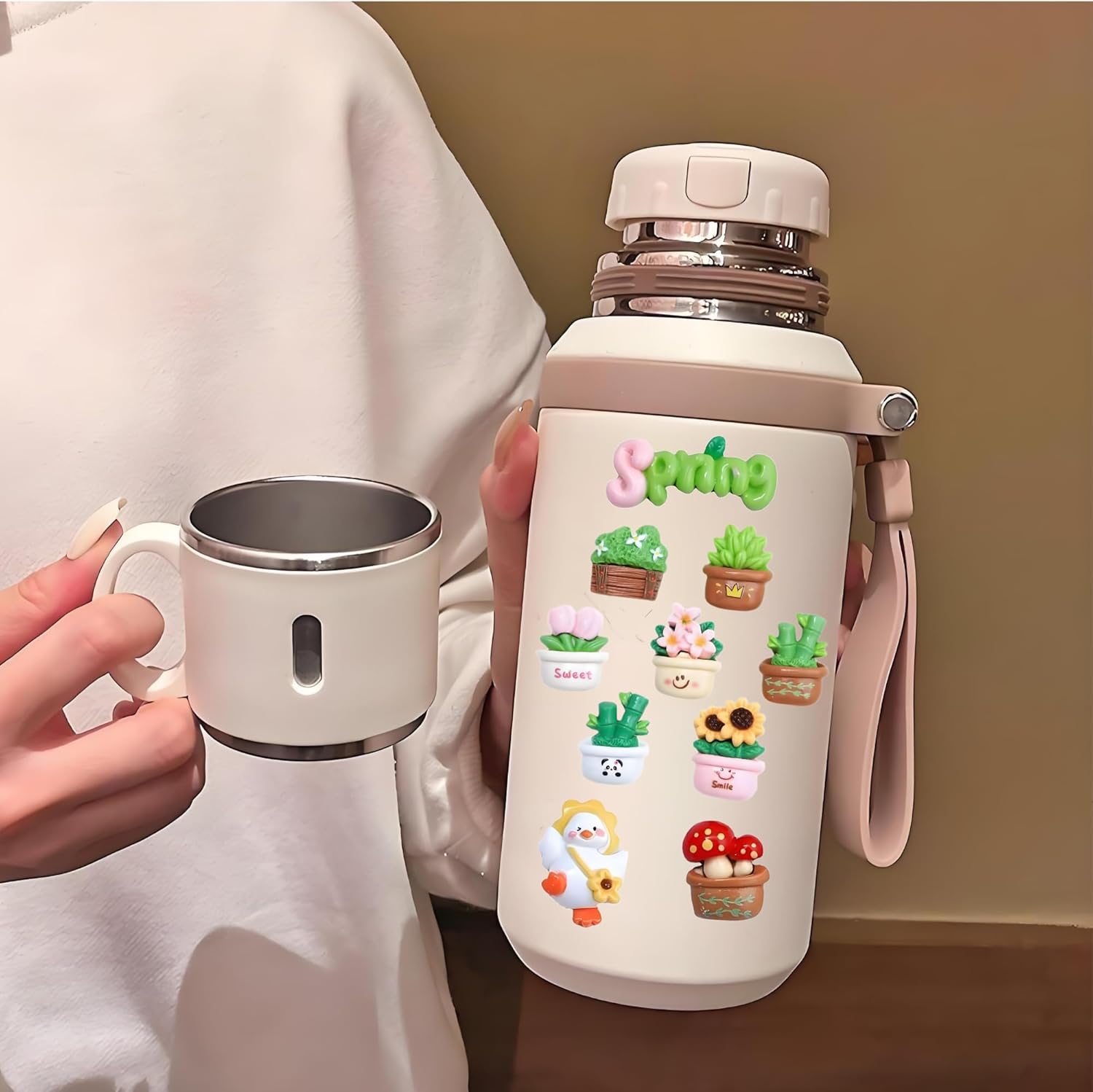 10pcs Plant-Themed Resin Flatback Charms – 3D Rose & Sunflower Embellishments with Bamboo and Happy Duck Designs for DIY Scrapbooking, Jewelry Making, Hair Accessories, Phone Case Decorations & Crafts - Image 2