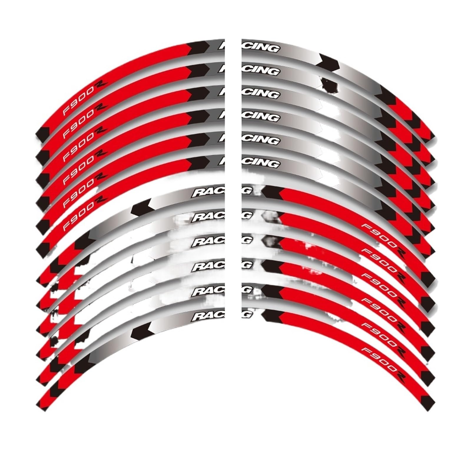 Reflective Sticker for B&MW F900R F 900R Motorcycle Accessories Wheels Sticker Rim Tire Stripe Waterproof Decorative Decals Set