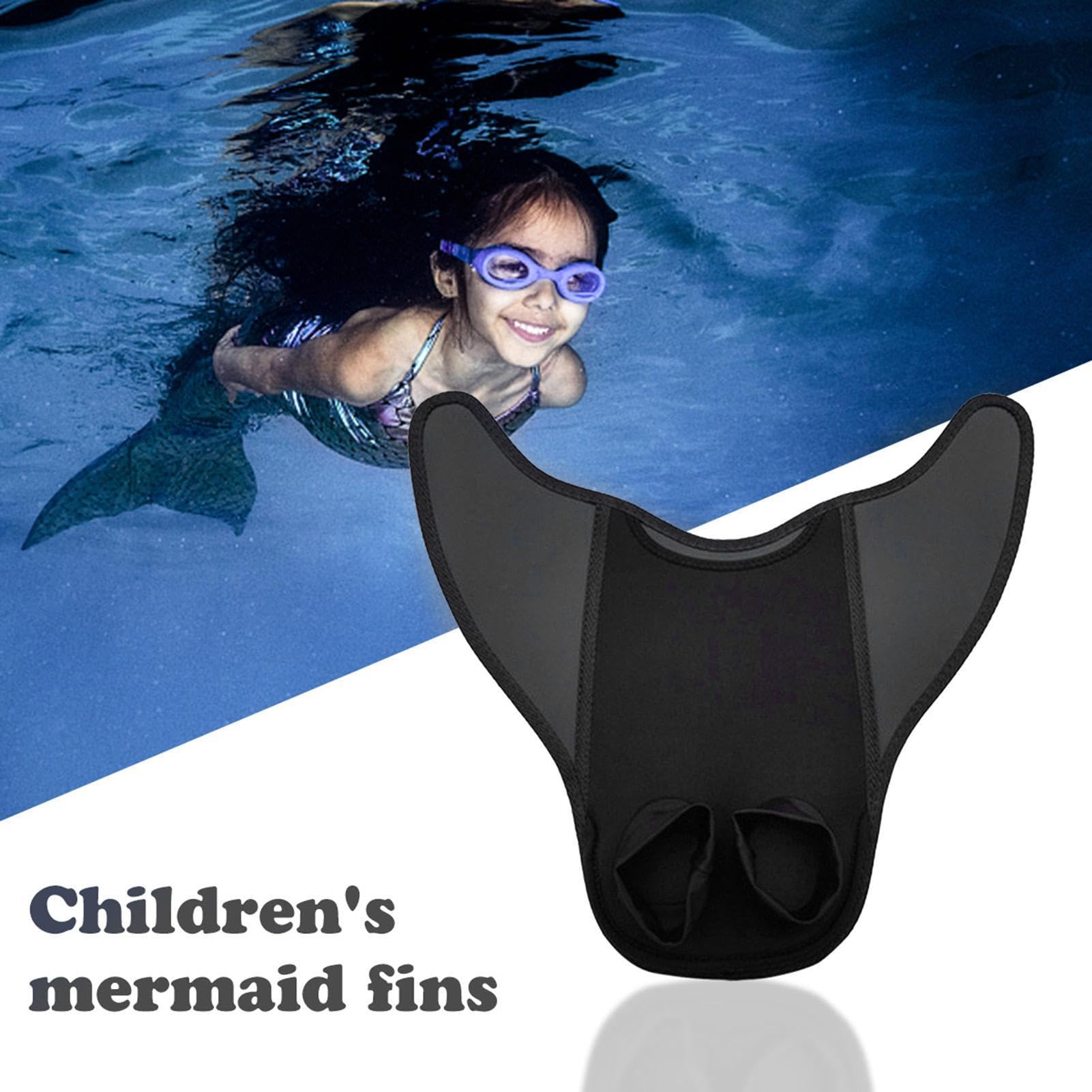 Palmes De Natation Monopalme Sirène, Palmes D'entraînement De NatationPalmes À Lame Courte, pour Piscine, Plage Et Sports Aquatiques