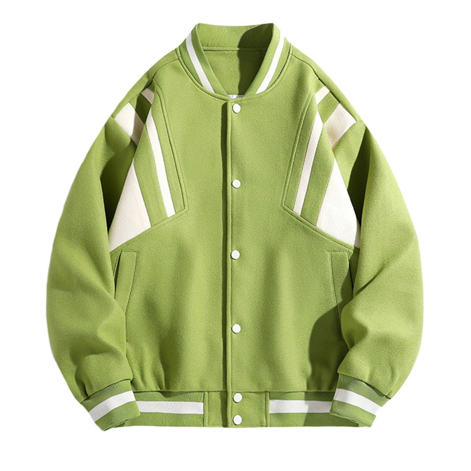 Giacca Uomo Primavera, Giacca Bomber Uomo, Giubbino Manica Lunga Leggero Casual Jacket Giacca con Tasche con Zip Giubbotto Giubbotto Mezza Stagione Uomo Giacca Casual Uomo Giacca Outwear alla Moda