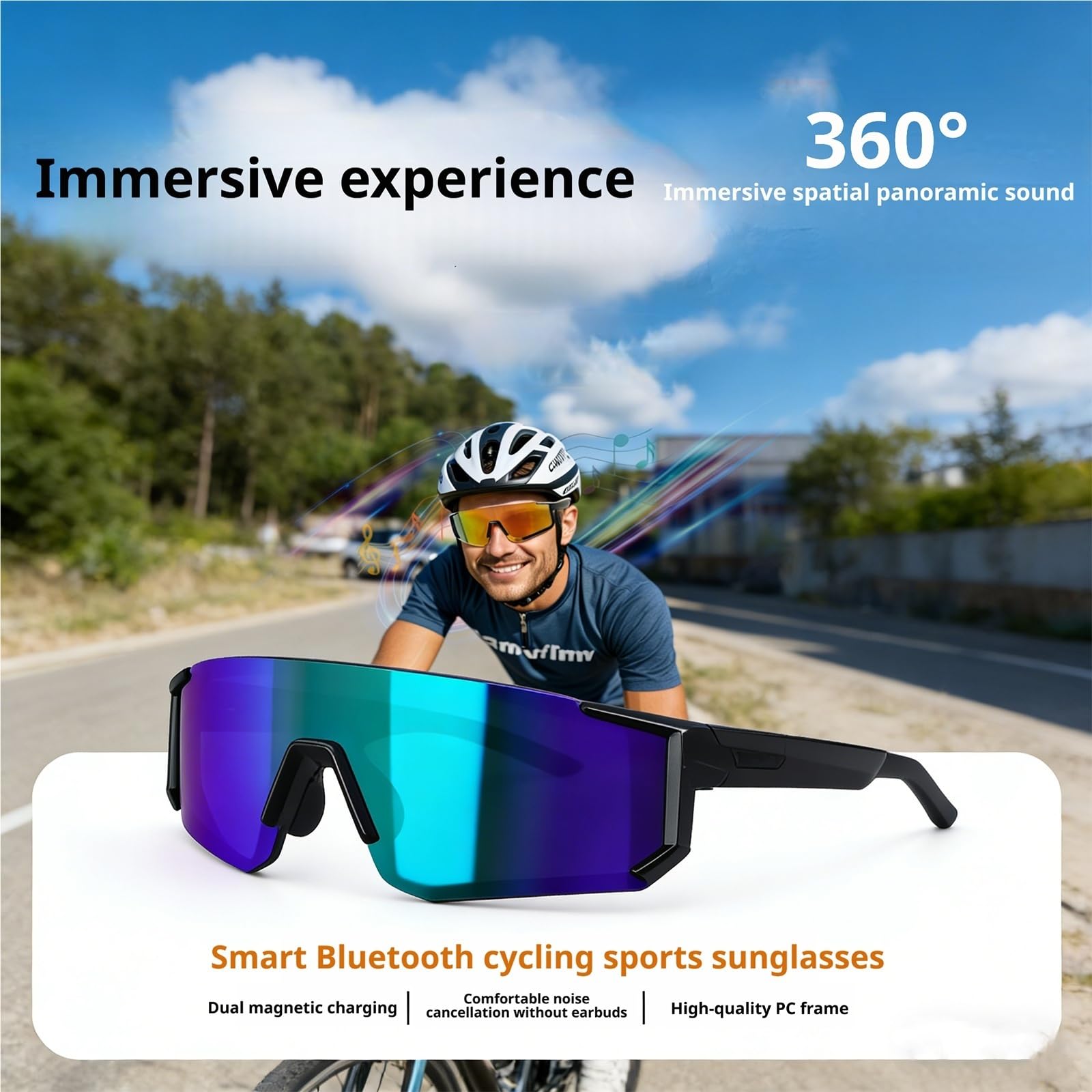 Mothdust Occhiali Da Sole Telecamera Sport 4K Video EIS Stabilizzazione Lenti Polarizzate Per Action Ciclismo